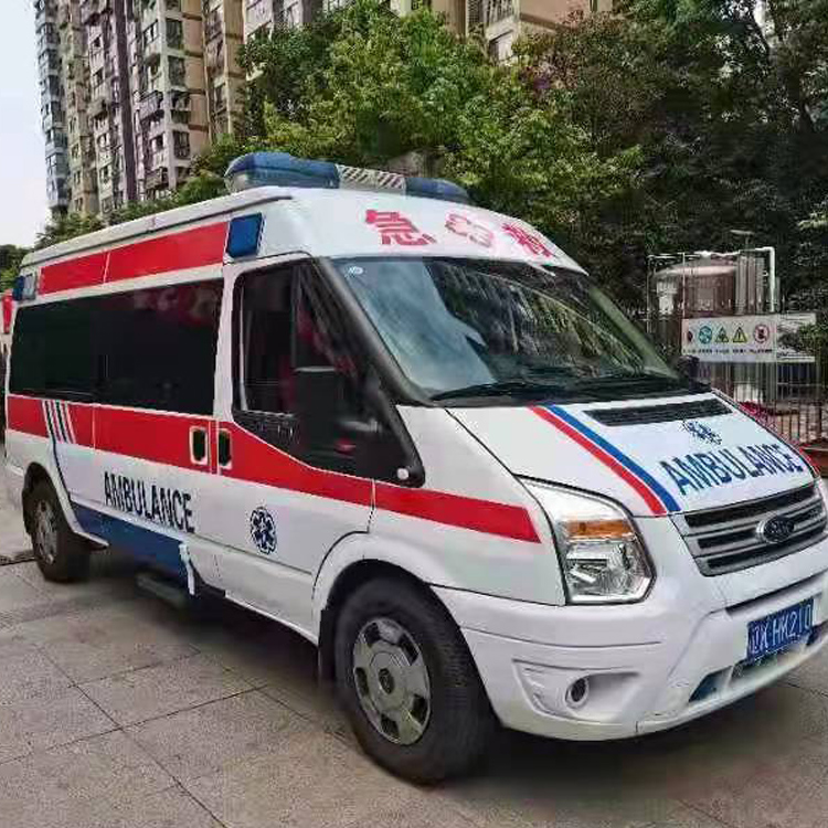双滦长途救护车护送病人返乡